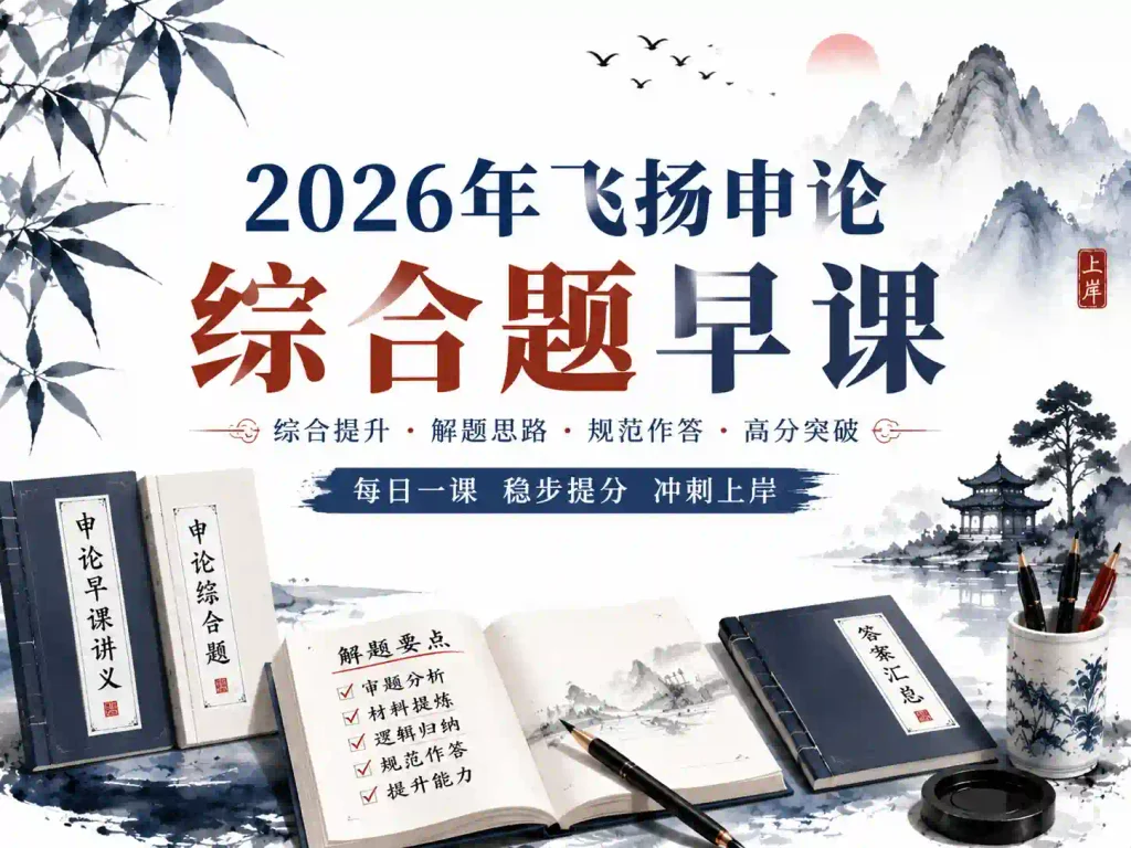 2026年飞扬申论综合题早课