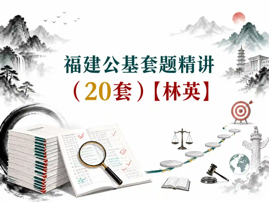 2026福建公基套题精讲（20套）【林英】