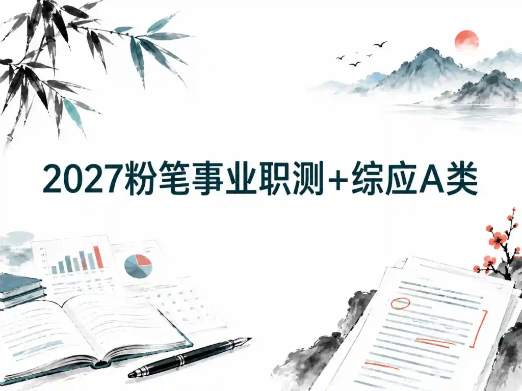 2027粉笔事业职测+综应A类