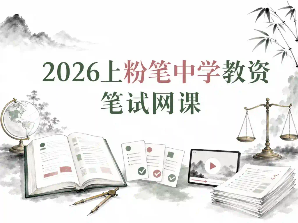 2026上粉笔中学教资笔试网课