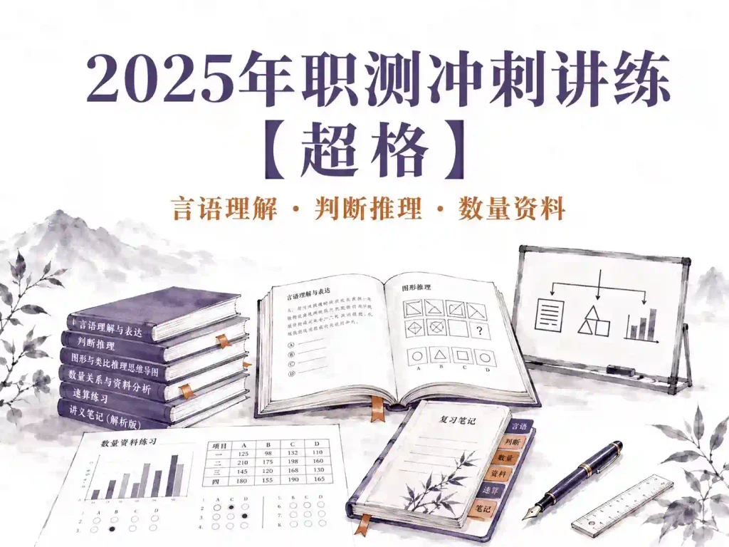 2025年职测冲刺讲练【超格】