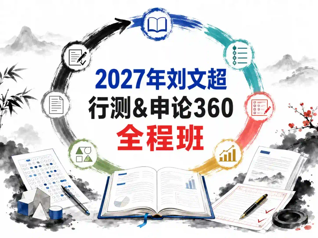2027年刘文超行测&申论360全程班