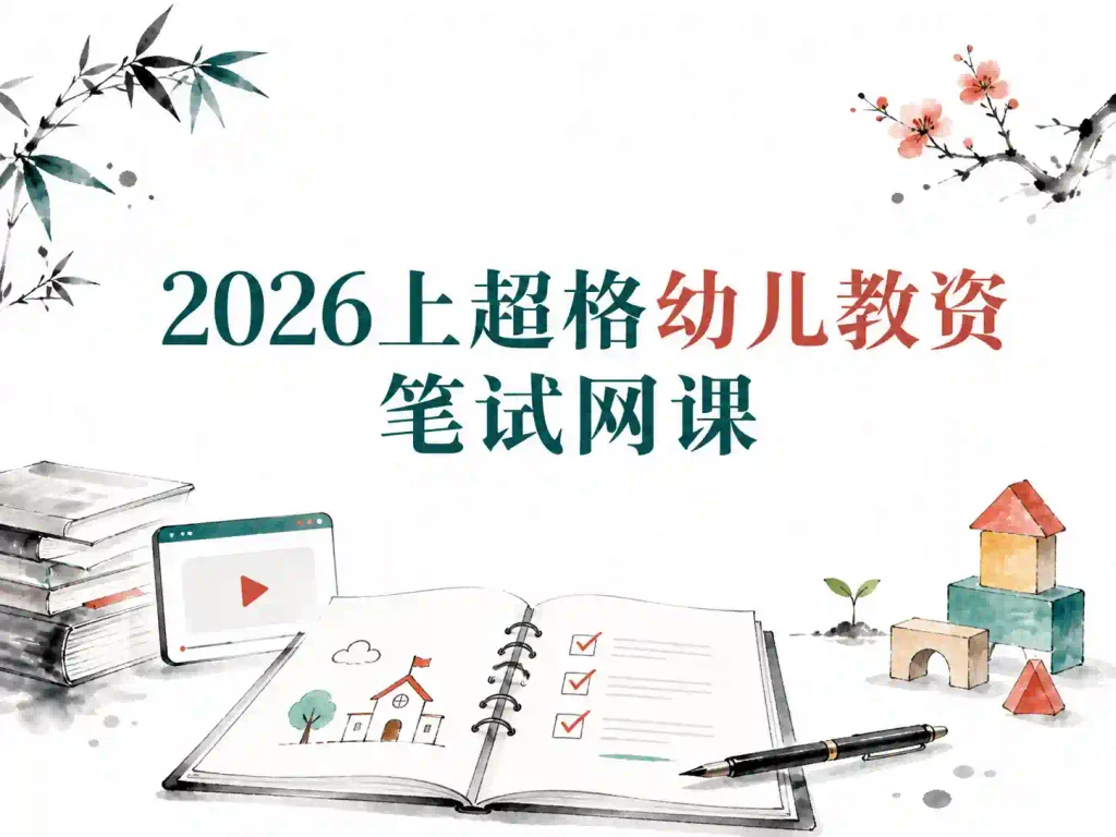 2026上超格幼儿教资笔试网课