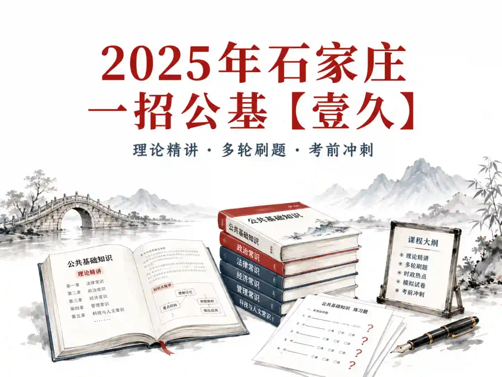 2025年石家庄一招公基【壹久】