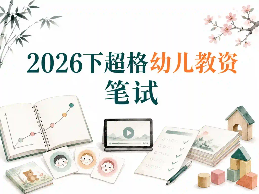 2026下超格幼儿教资笔试
