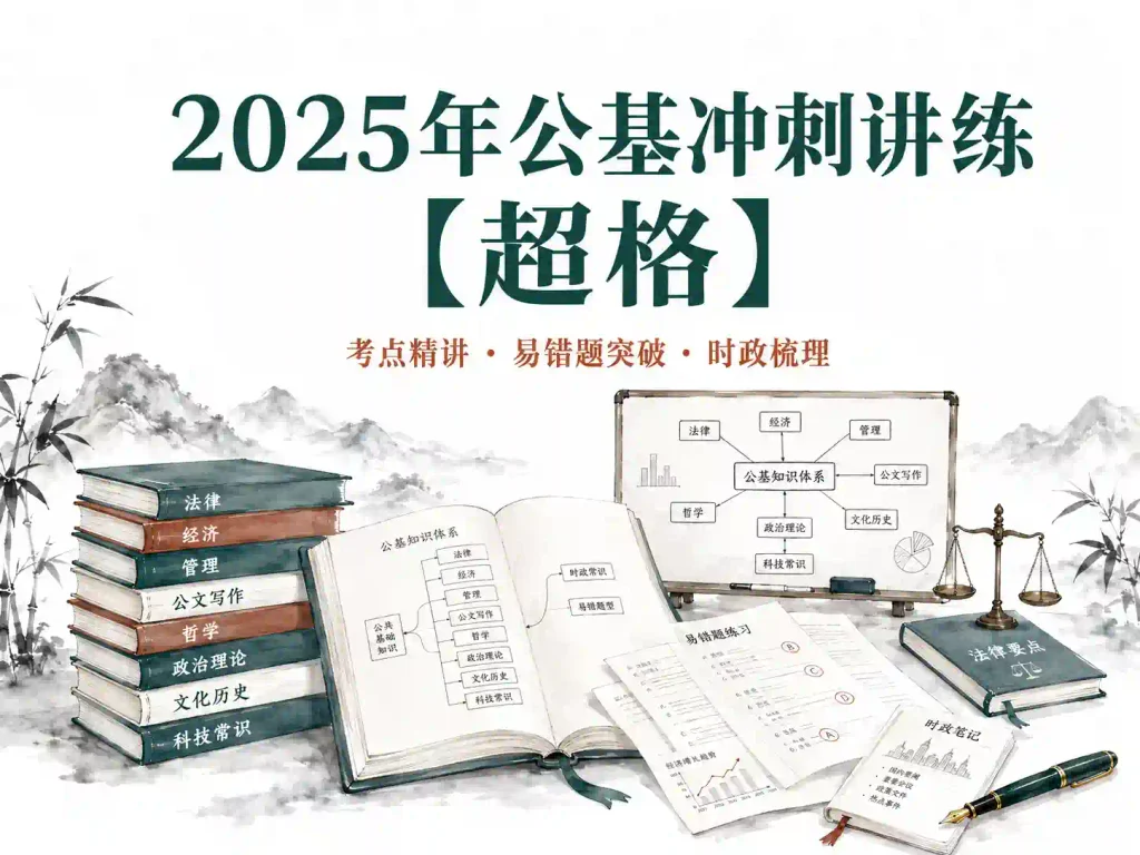 2025年公基冲刺讲练【超格】