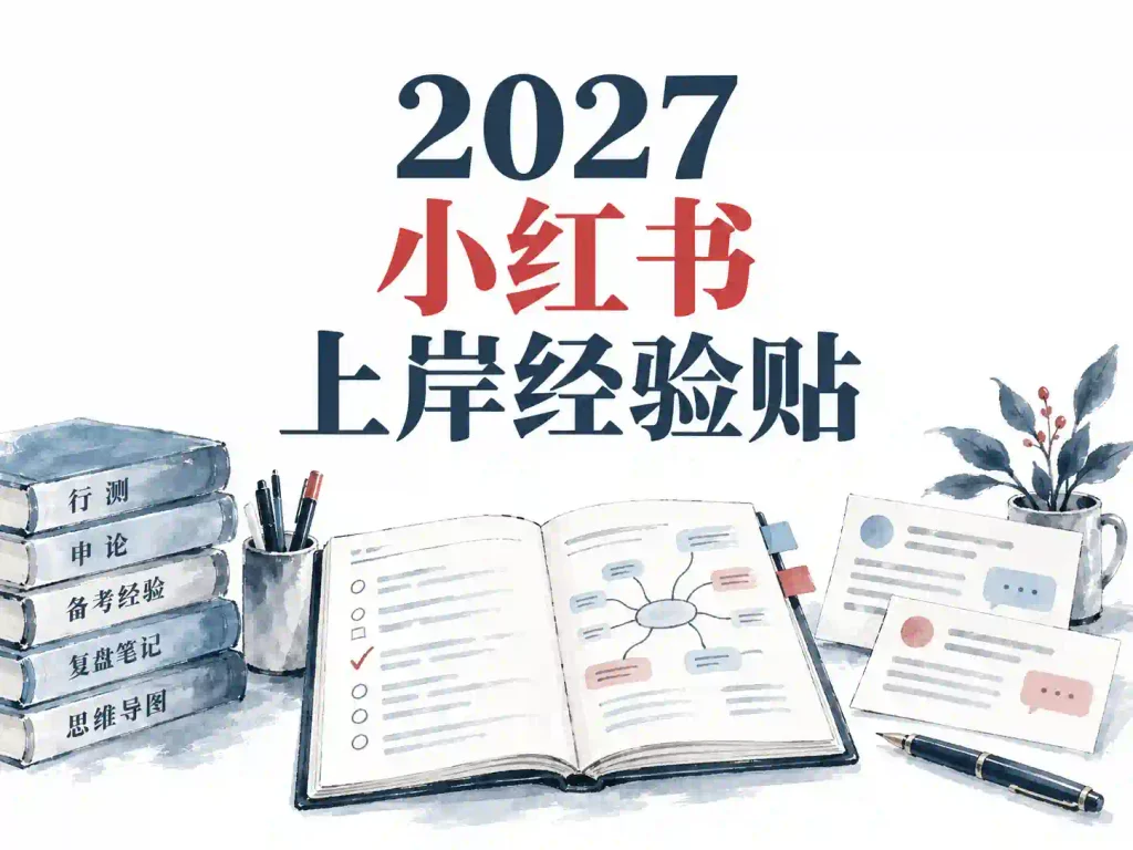2027上岸经验贴+笔记