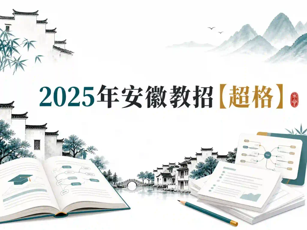 2025年安徽教招【超格】