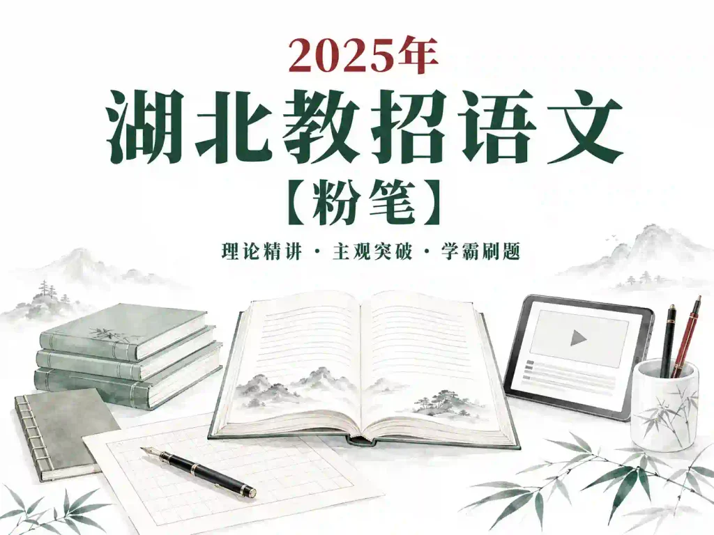 2025年湖北教招语文【粉笔】