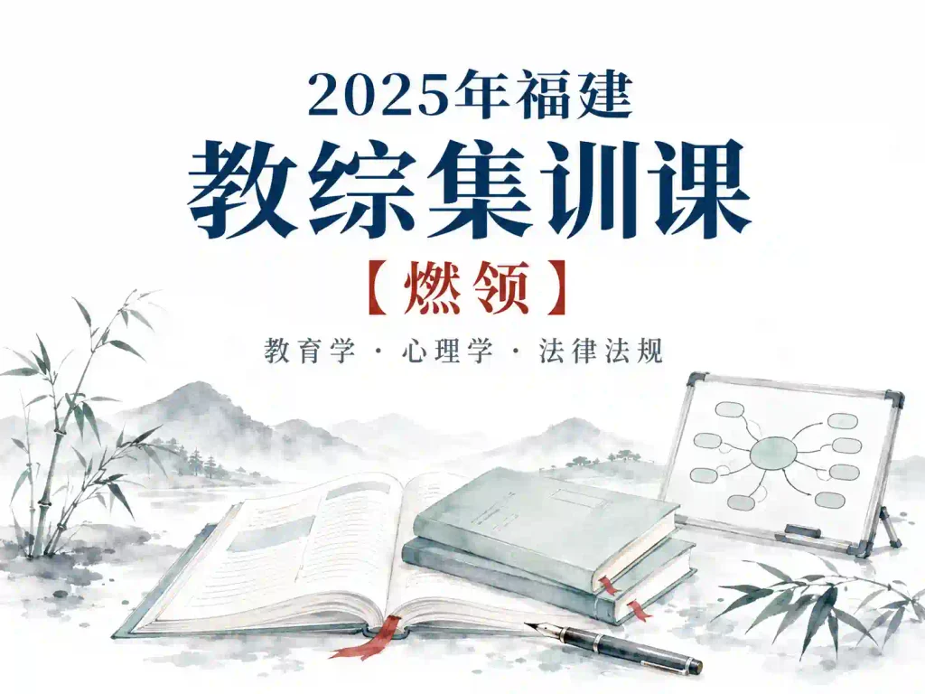 2025年福建教综集训课【燃领】