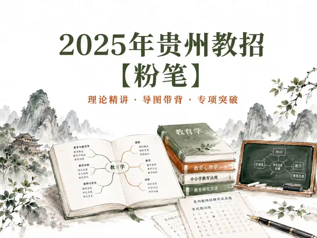 2025年贵州教招【粉笔】