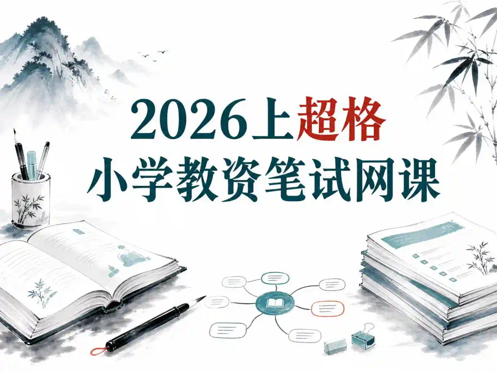2026上超格小学教资笔试网课