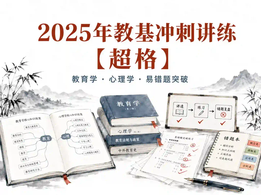 2025年教基冲刺讲练【超格】