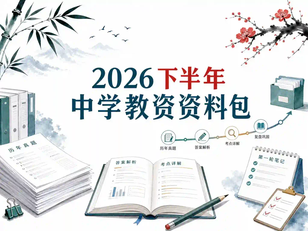 2026下中学资料包