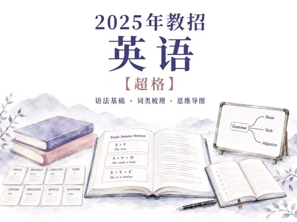2025年教招英语【超格】