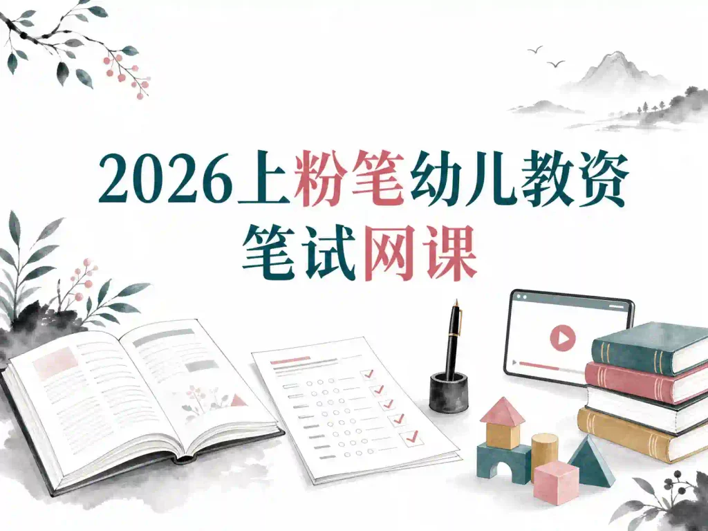 2026上粉笔幼儿教资笔试网课
