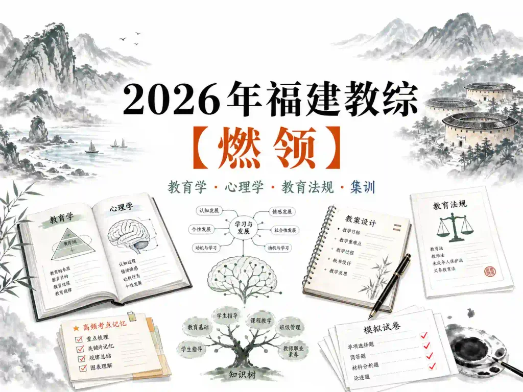 2026年福建教综[燃领]