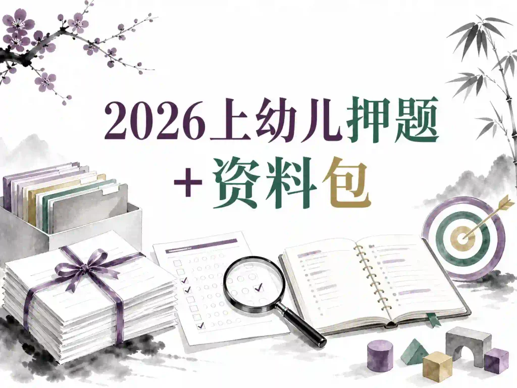 2026上幼儿押题+资料包