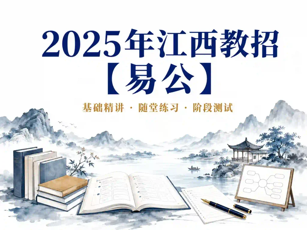 2025年江西教招【易公】